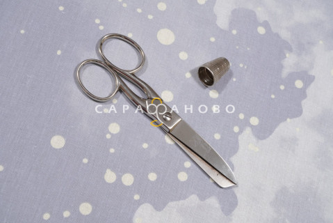 Ткань Перкаль 220 см рис. 209631 Новолуние 1 (компаньон)