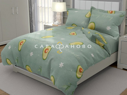 Ткань Бязь 220 см рис. 474-1 Авокадо (основа)