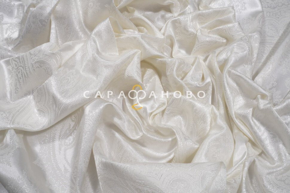 Ткань Сатин жаккард смесовой рис 303 (основа)