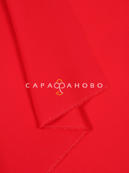 Саржа гладкокрашеная 150 см, 032 Красный 240 +/- 13 г/м2