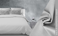 Ткань Бязь 150 см 140 гр. рис. серебристо-серый