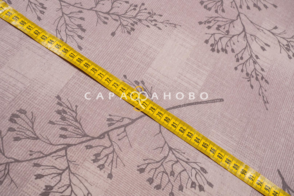 Ткань бязь 150 см 140 гр рис. 295в1/1 Ботаника
