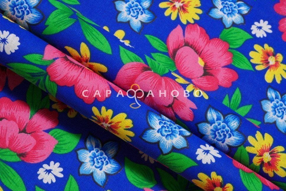 Ткань бязь 150 см 142 г/м2 плательная рис 1498