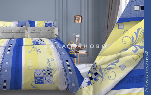 Ткань Бязь 150 см 105 гр рис. 75в2 Ладога
