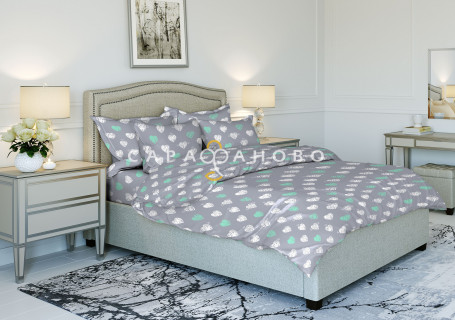 Ткань Бязь 150 см рис. 9313-2 "Моника"