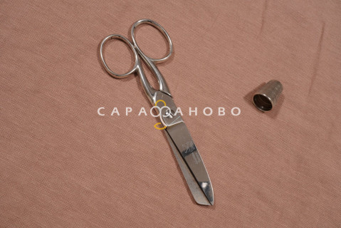 Ткань Лён 150 см с эфф. мят. рис 107