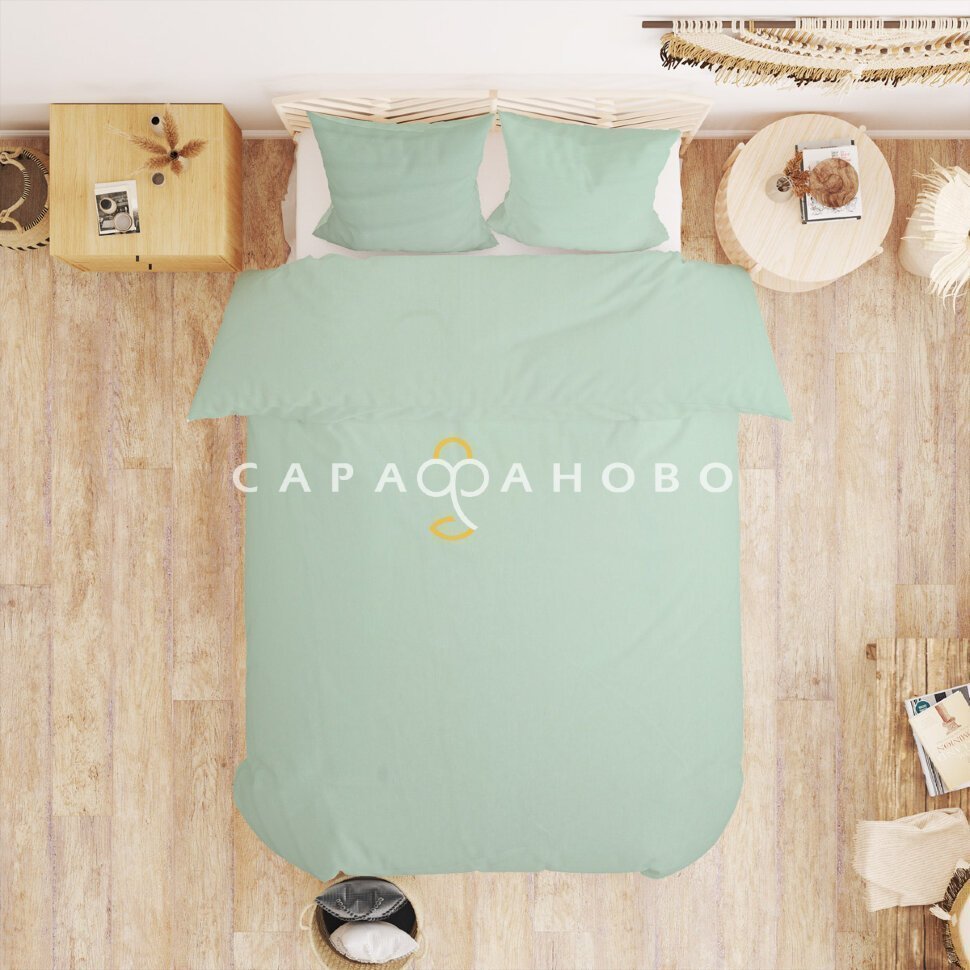 Ткань Бязь 150 см 120 гр рис. 3/1 Салатовый