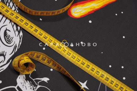 Ткань Перкаль 220 см рис 6787 вид 1 Космос