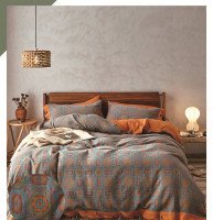 Ткань Вареный Хлопок жаккард 250 см 135 г рис 1005, миниатюра 1