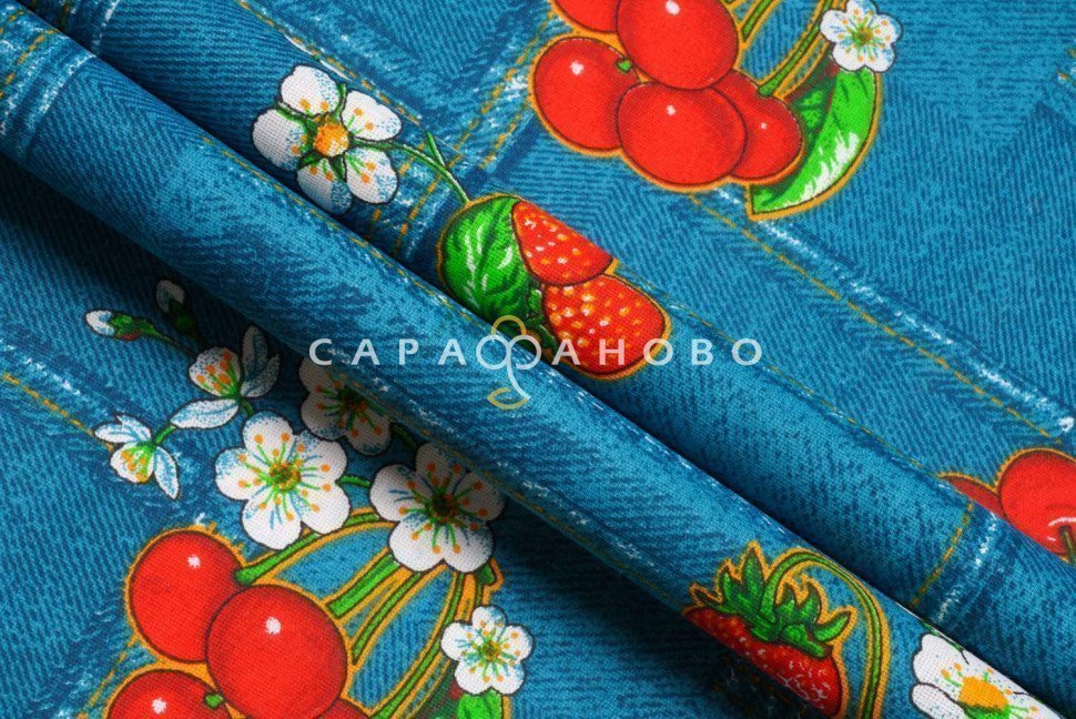 Ткань Бязь 150 см Плательная Коллекция рис 10684 вид 2