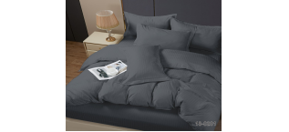 Микрофибра страйп 100% п/э 220 см (90) диз. 1х1 (18-0201) Графит (G), фото 1