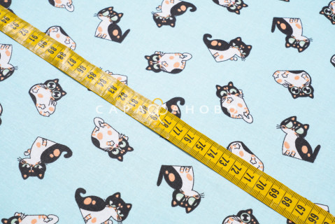 Ткань Ситец 95 см рис 29150 вид 5 "Котики"