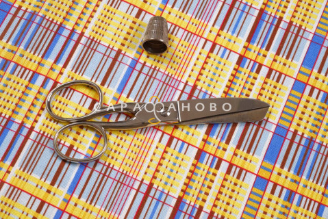 Ткань Бязь 150 см Плательная Коллекция рис 11487 вид 1