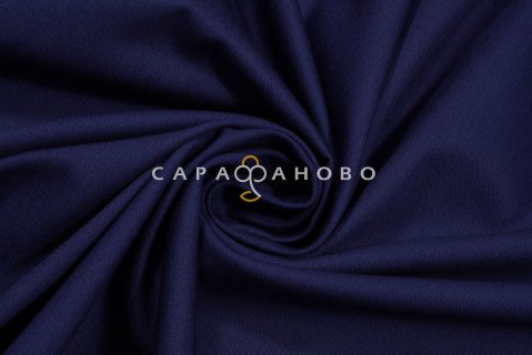 Ткань Саржа 150 см 240 гр №269 Темно-синий
