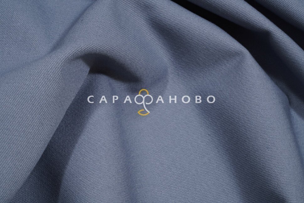 Ткань Саржа №040 12с18 Светло-серый с ВО