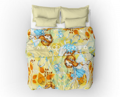 Ткань поплин 150 см детский рис 1789