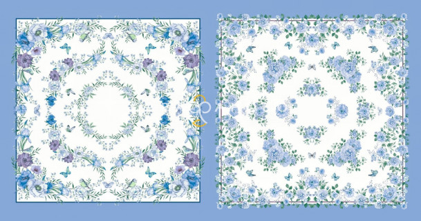 Ткань Перкаль 150 см Платки головные рис 21245 вид 2