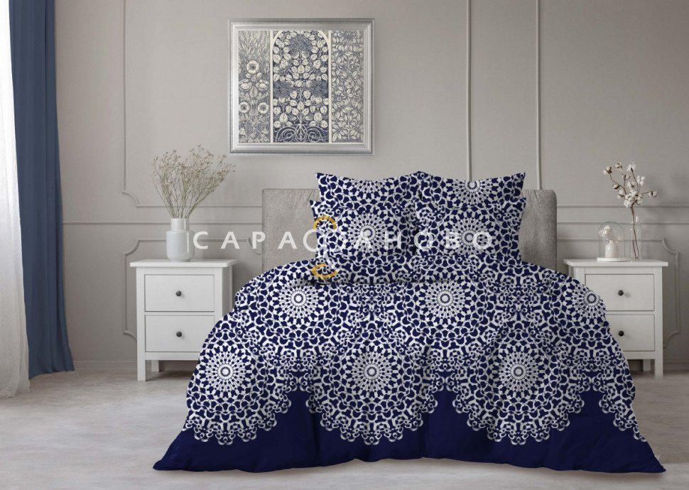Ткань Перкаль 220 см рис Lace 70496