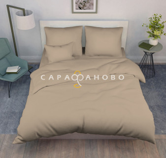 Ткань Бязь 220 см гл/к Кофе с молоком