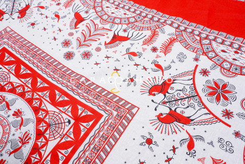 Ткань Ситец 95 см 90 гр платочный 21397-1