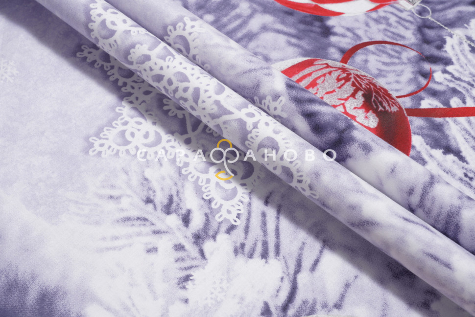 Ткань Поплин 220 см 115 гр рис Время чудес