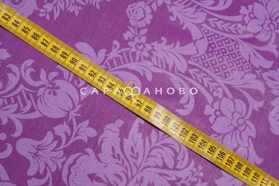 Ткань Поплин Жаккард 220 см рис. 10333/7 Сапфир