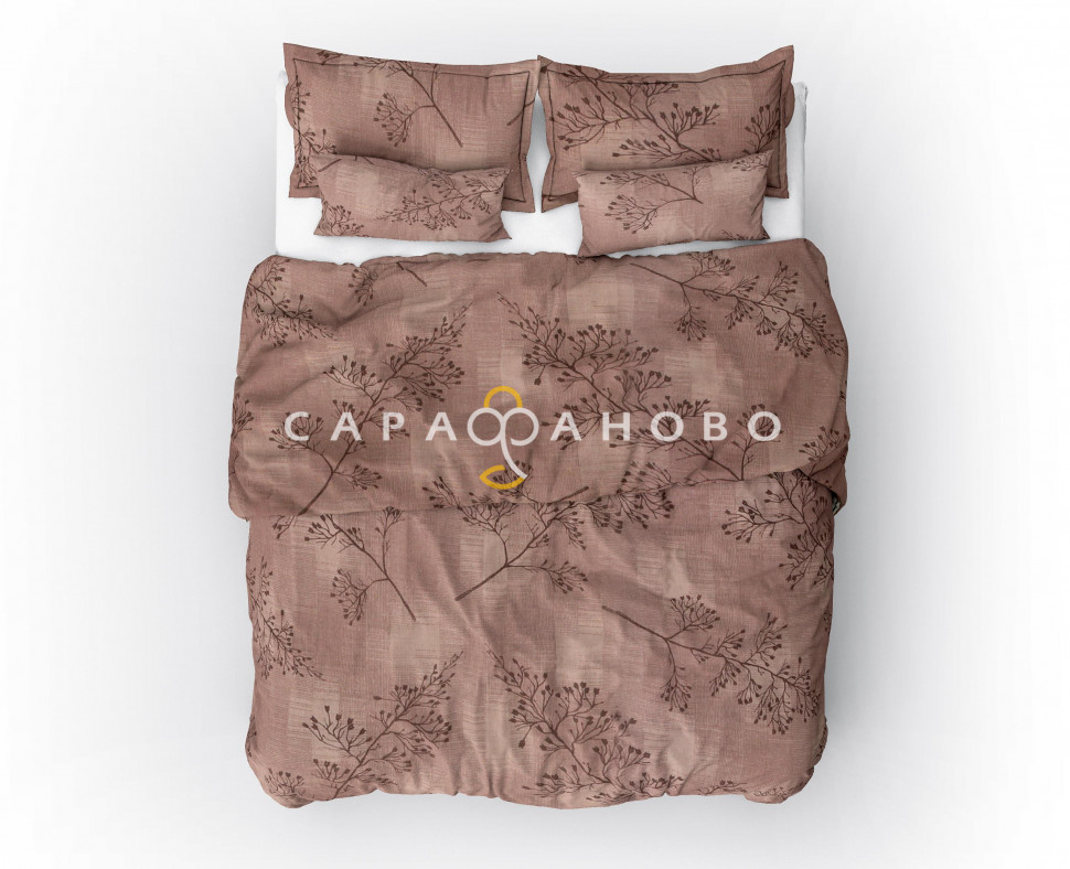 Ткань Бязь 150 см 120 гр рис. 295в1/1 Ботаника